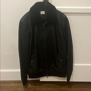 Men's AG Black Leather Jacket